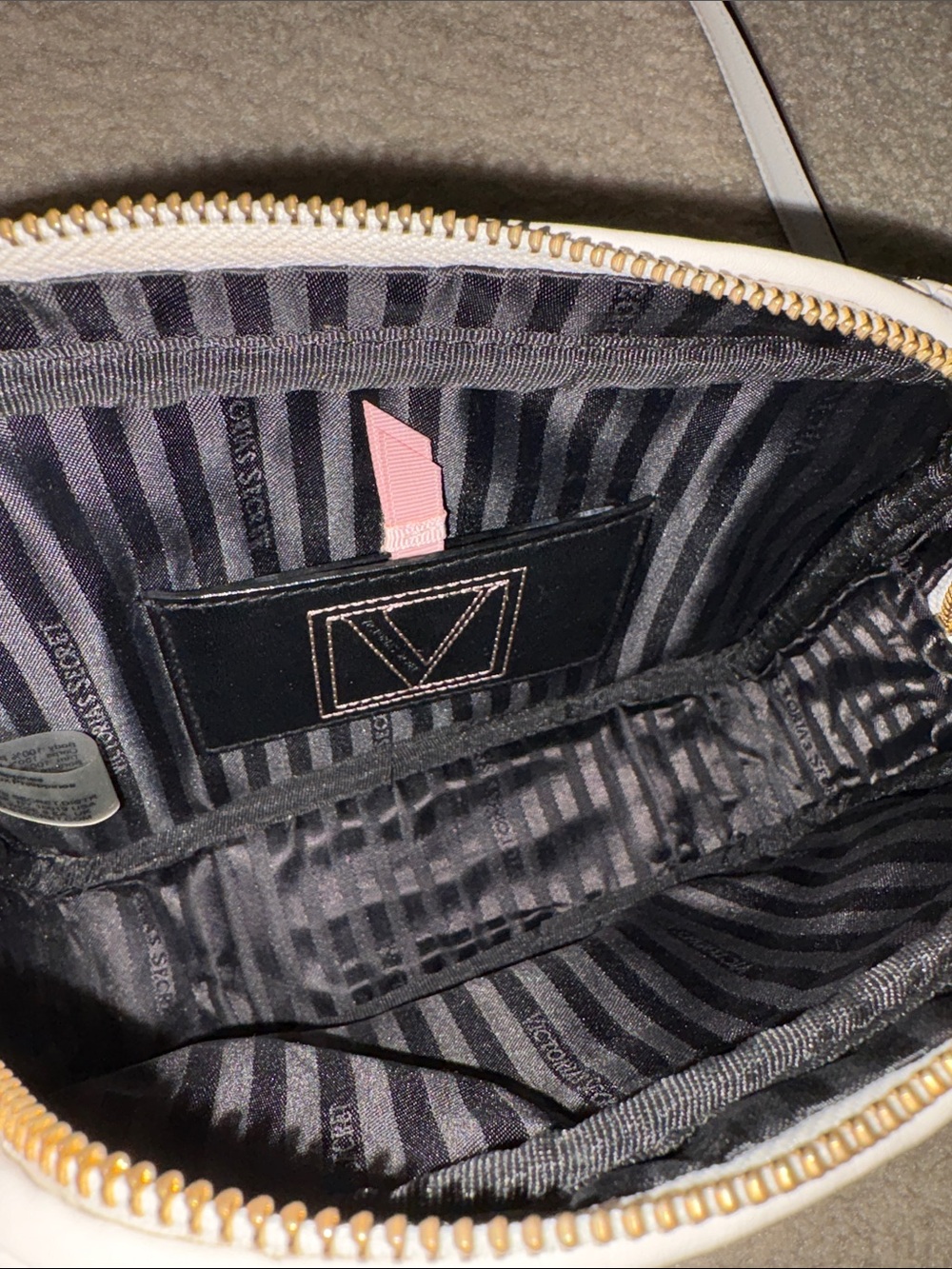 PINK Victoria Secret White Crossbody Bag - Picture 2 of 4